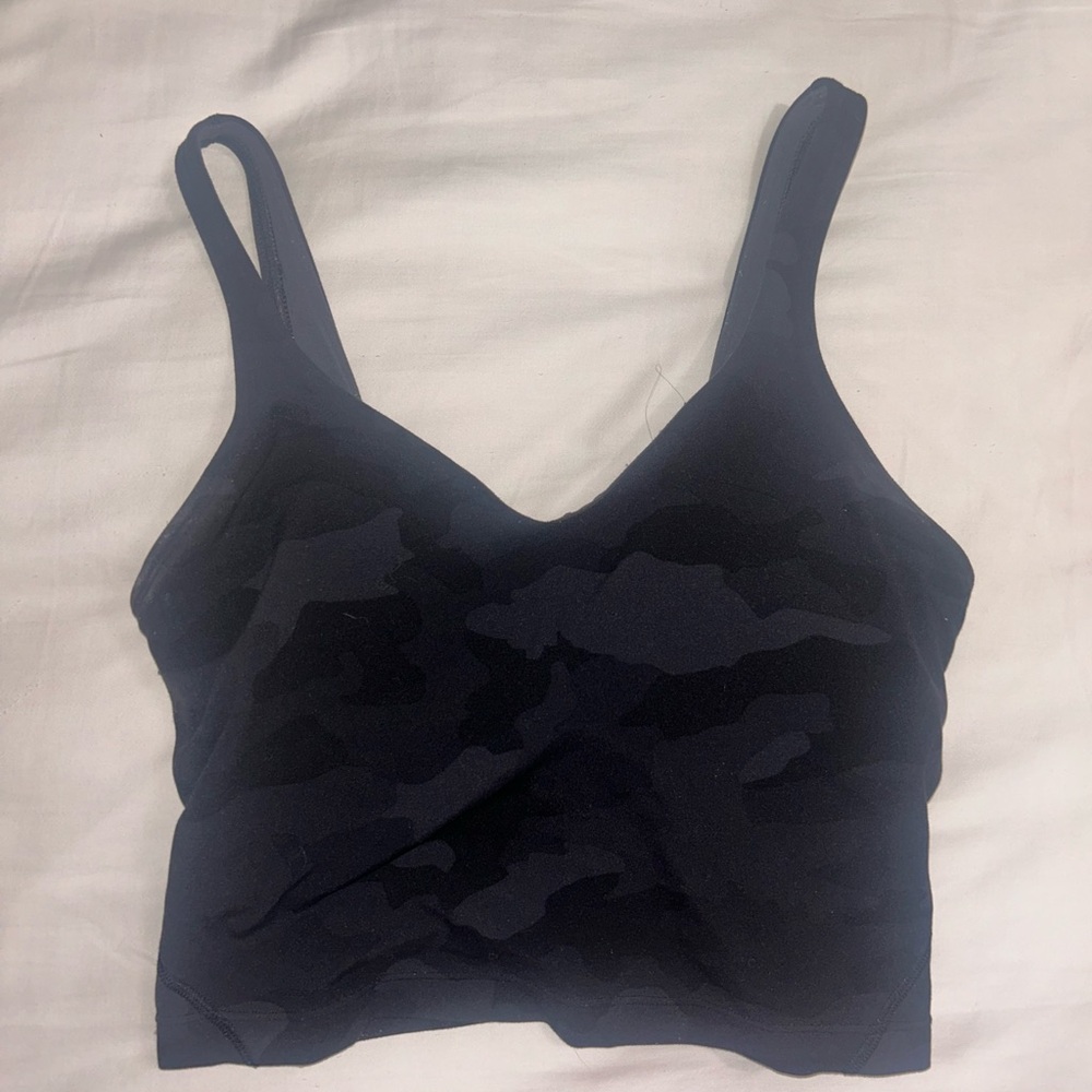 Lululemon Athletica Blue and Black Sports Bra